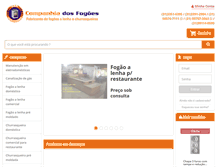 Tablet Screenshot of ciadosfogoes.com.br